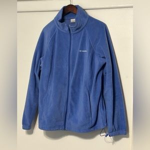 2X Columbia Fleece Blue Jacket